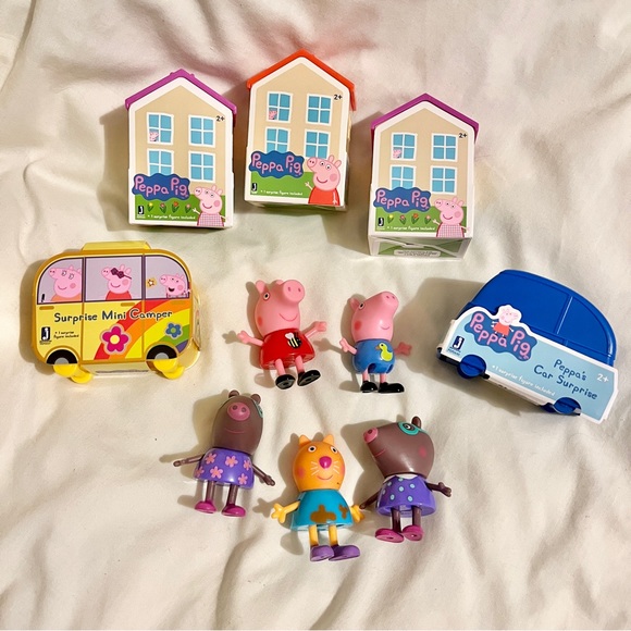 Peppa Pig Other - Peppa Pig 5 Surprise Boxes with Figures